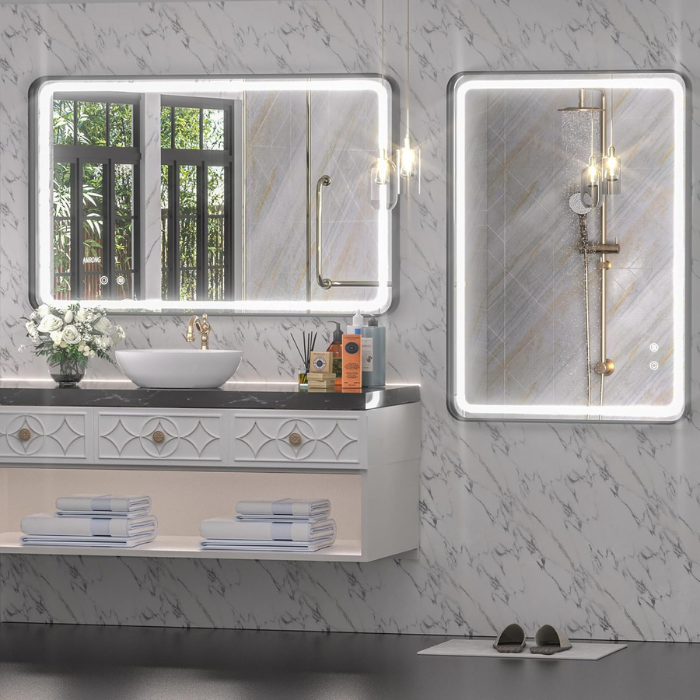Eurolux W655 Brad Bathroom Mirror Light Rectangular LED Strip 18w
