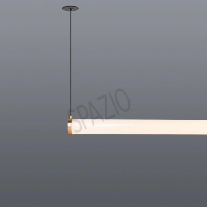Spazio Now Linear LED Pendant - Opal/Gold