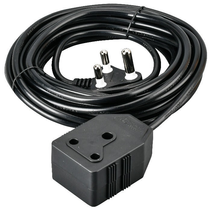 BLACK MULTI SOCKET OUTLET WITH EXTENSION CORD - VARIOUS LENGTHS, Buy  Online