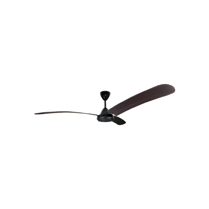 Solent Motor High Breeze 100 Black Blade Wood 3 1500mmBent Mahogany + Reg2F Wall Controller