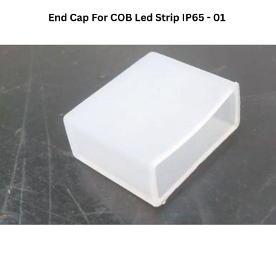 Synerji End Cap for 8mm IP65 COB LED Strip Light 480P White ...