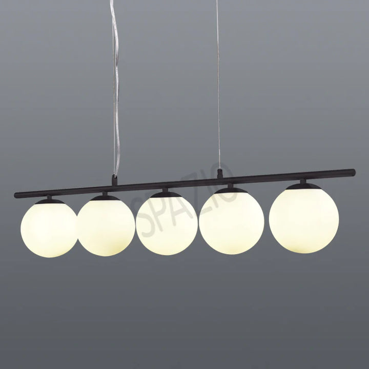 Spazio 8703.10 X5 5-Light Linear Interior Pendant - Gold or Black