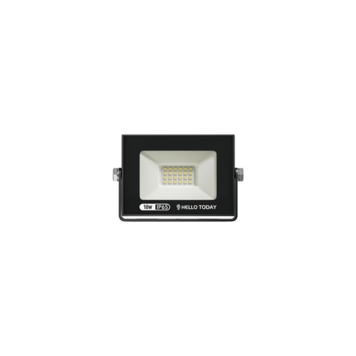 Hello Today LED Floodlight 6500K Black