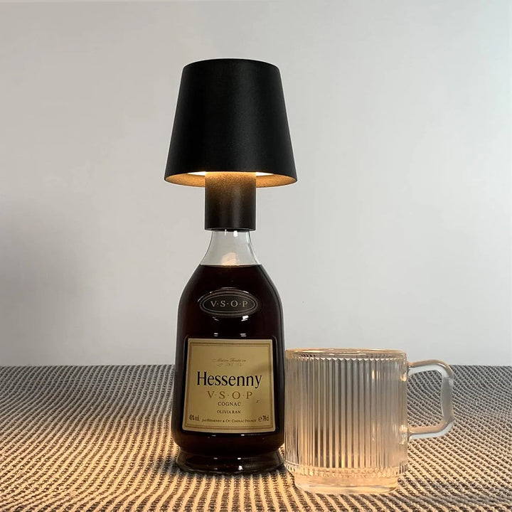 Brightstar TL038 Rechargeable Wine Bottle Table Lamp White