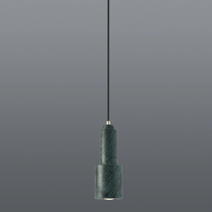 Spazio Kings Interior Pendant Fitting with Metal and Marble Body