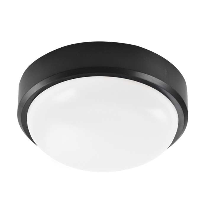 Bright Star BH128 BLACK LED - Round PC Bulkhead with Polycarbonate Cover