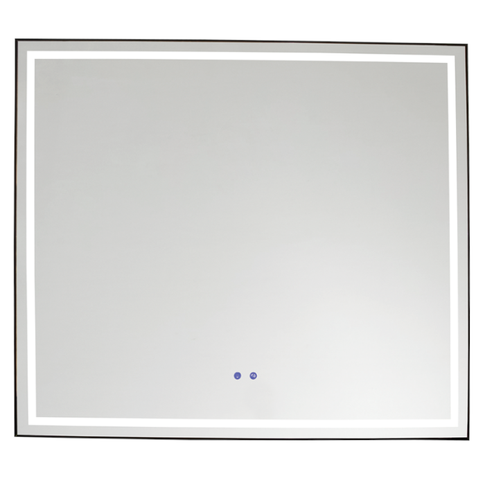 Bright Star ML065 LED Mirror with Black Aluminium Frame