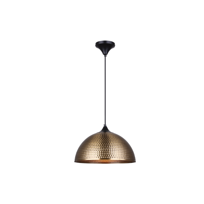 Bright Star PEN935 BK/AQ Metal Pendant Light