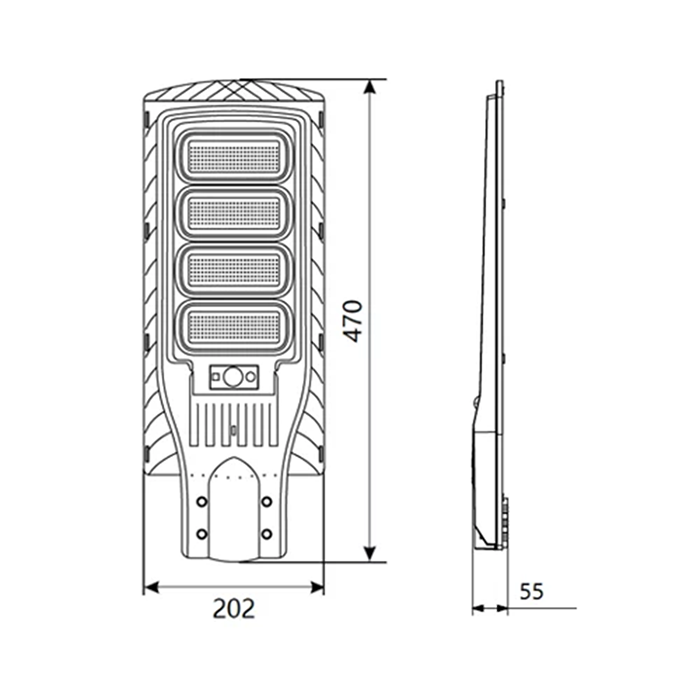 CHINT BUTTY EL-YT2-200/4 SOLAR STREET LIGHT