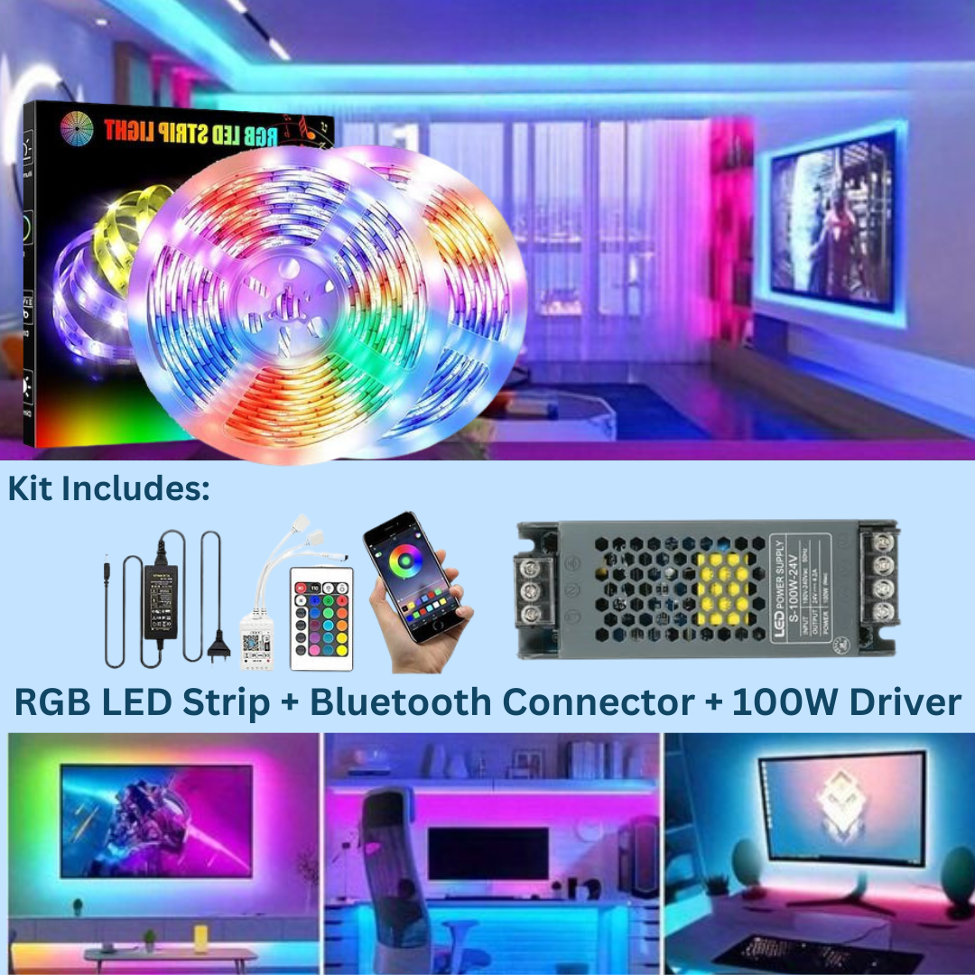 The Light Bar CS003 RGB Strip Light Kit