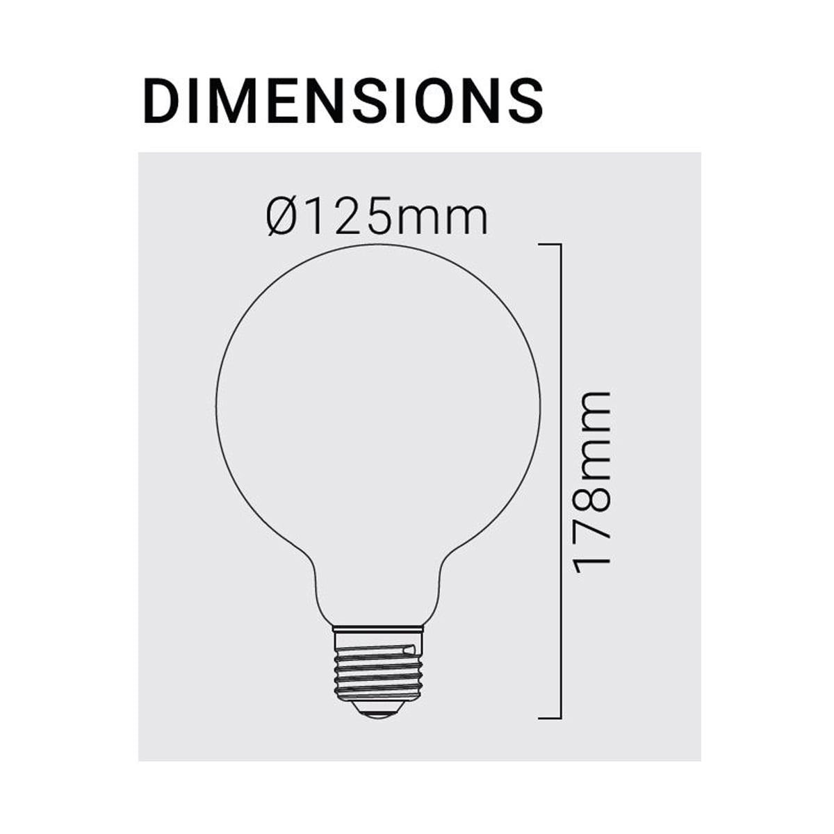 SYNERJI 4W ES G125 DECO SPIRAL FILAMENT CLASSIC LED