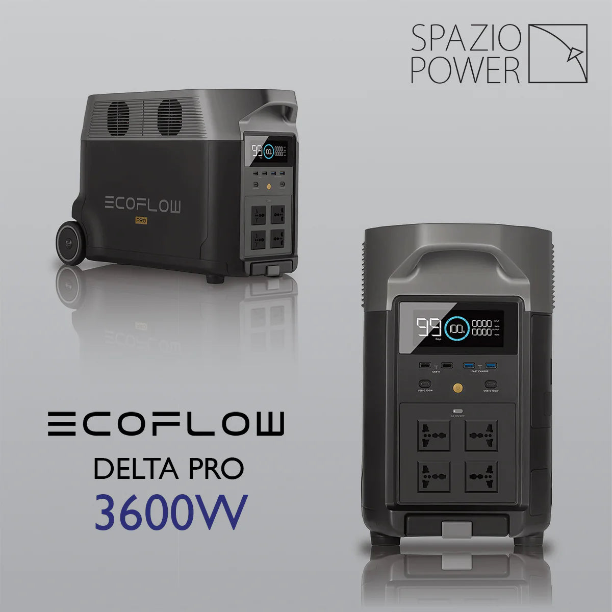EcoFlow Delta Pro 3600W Portable Power Backup or Expandable Ecosystem