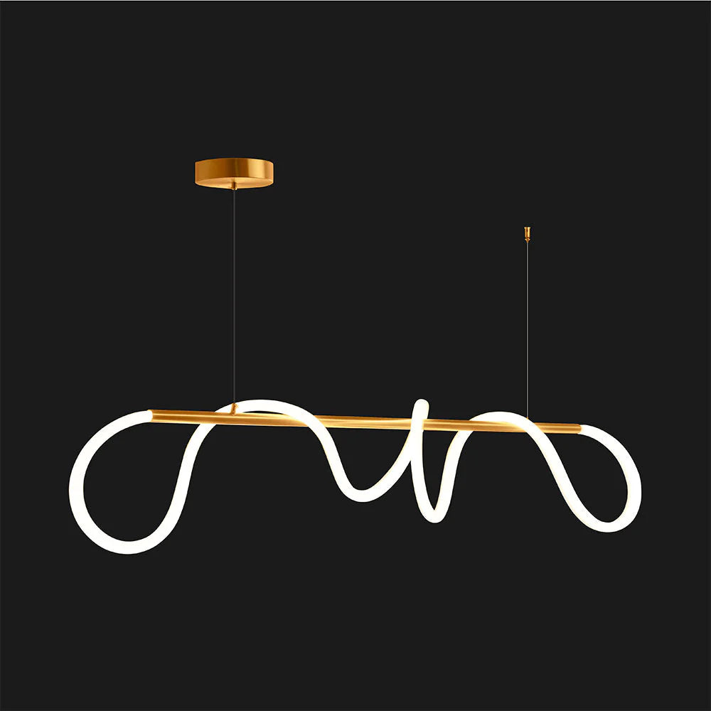 Dark Lighting Doodle Pendant Light