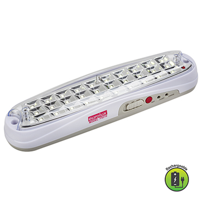 Eurolux FS210 - 3.7V 1.2AH Rechargeable LED Emergency Light 30 LED ...