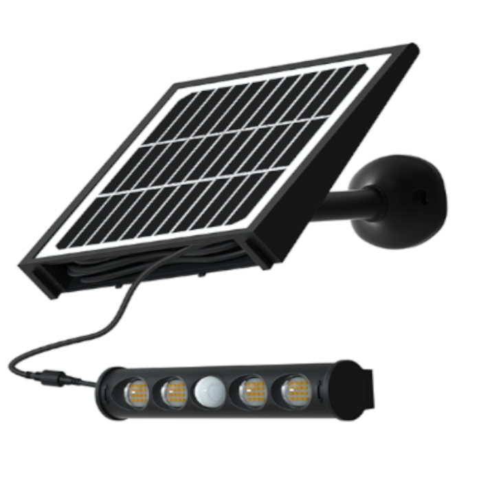 Eurolux FS311 Solar 8W LED 6000K Floodlight Multifunctional - Black