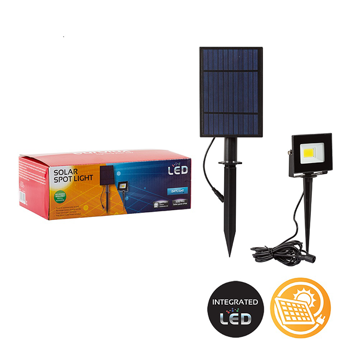Eurolux H223 - Solar Garden Spotlight LED 6w 6000K 350lm