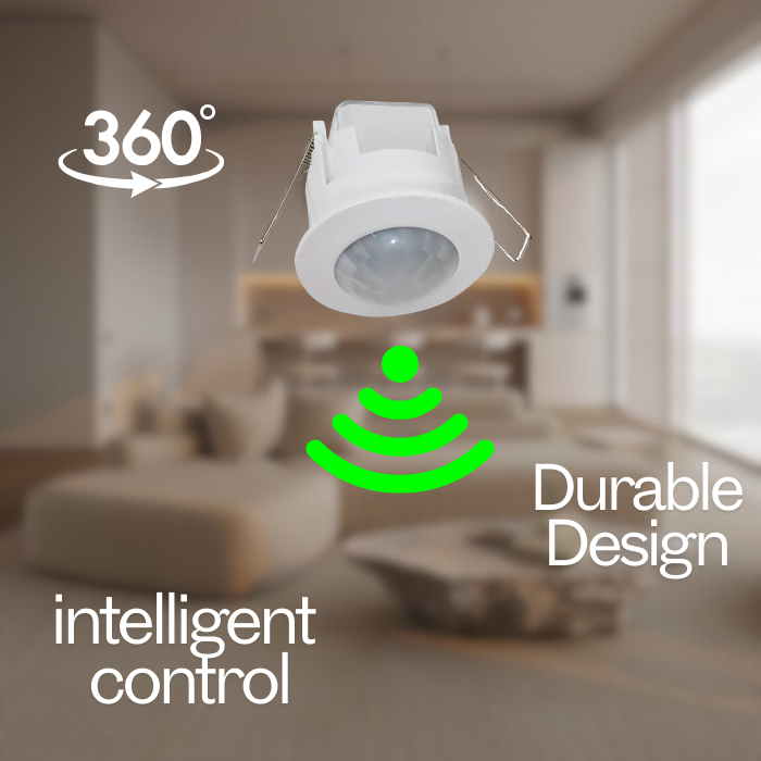 Eurolux CO97 1200w Recessed PIR Motion Sensor