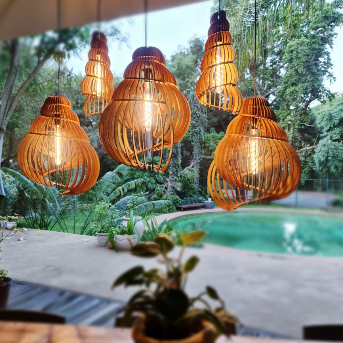 Honey Badger Jingle Pendant Light 400mm / 600mm SA Handcrafted