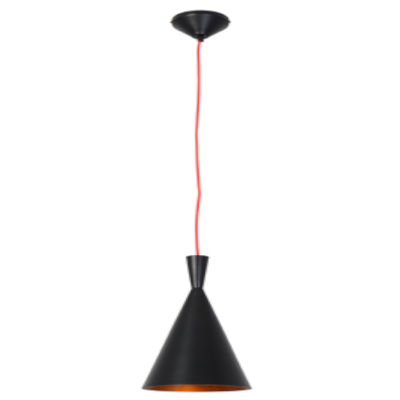 Industria Pendant 190mm Black/Gold