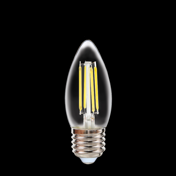 K-Light HX-CB35-4W/CW 240v 4W E27 LED Filament Candle Bulb