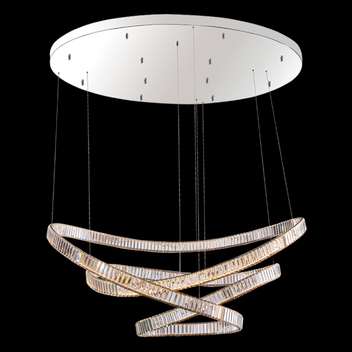 K-Light K-LED-89316 230v 80W LED Carousel Crystal Chandelier | Buy