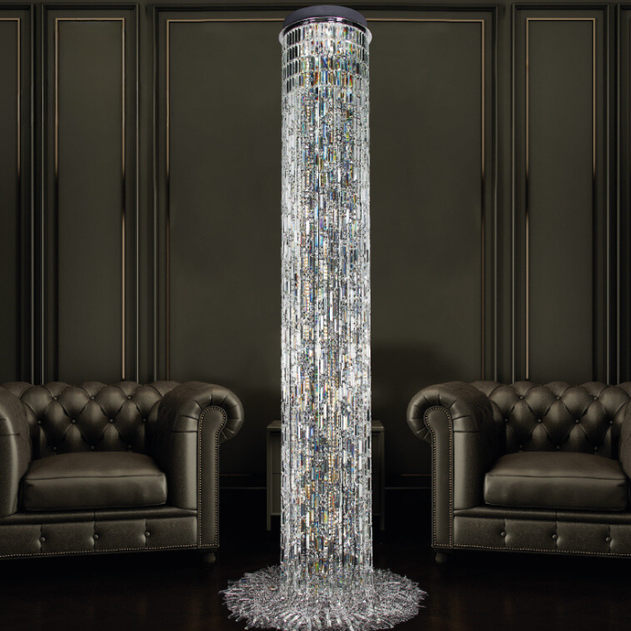 K-Light KLCH-89400 230v 40W E14 Waterfall Crystal Chandelier