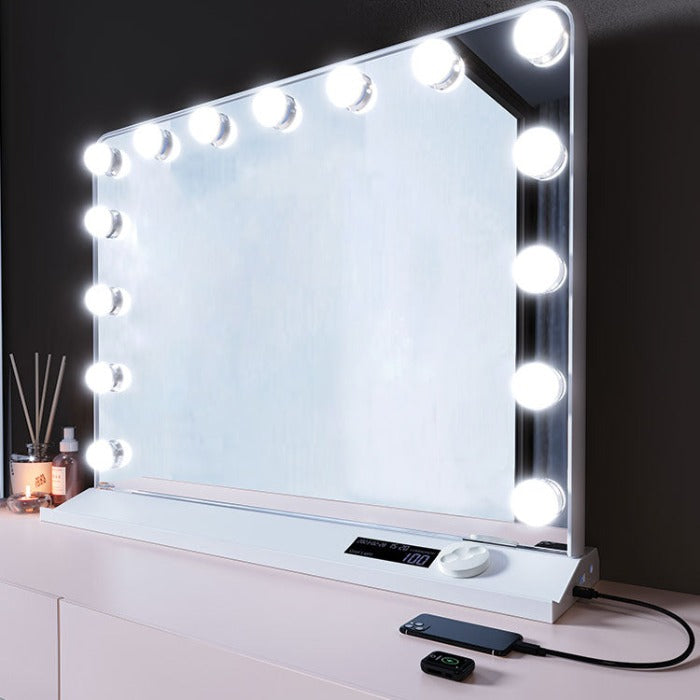 K-Light T-LED-MF34/WH 13.5W LED Hollywood Mirror