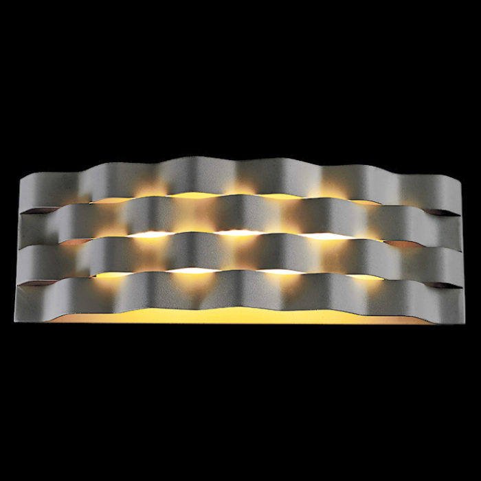 K-Light 230v Black LED Ripple Wall Light | Buy Online | Wynberg Lights ...