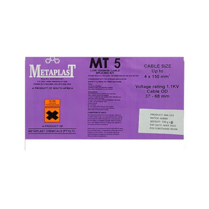 METAPLAST MT5 CABLE SPLICING KIT, 70MM-150MM