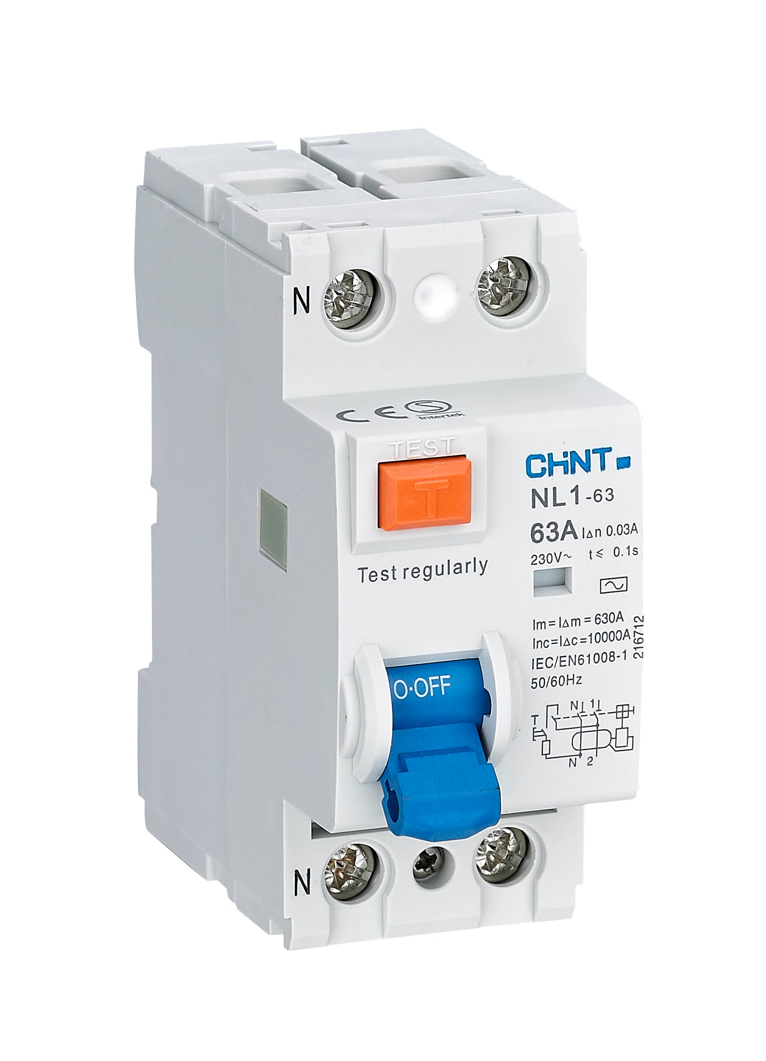 Chint Earth Leakage 1P-3P 63A-100A Circuit Breakers