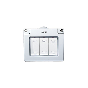 Onesto Matrix MXM-OFS553 Outdoor Weatherproof 3 Lever 1 Way Switch Surface Mount IP55