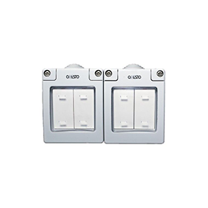 Onesto Matrix MXM-OFS554 Outdoor Weatherproof 4 Lever 1 Way Switch Surface Mount IP55