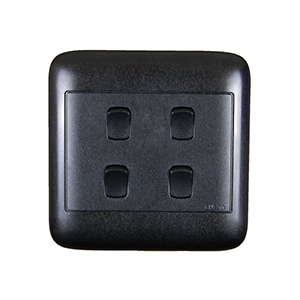 Onesto Oracle ON4041BK 4x4 4 Lever 1 Way Switch - Black | Wynberg ...