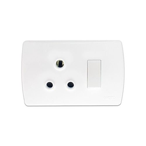 Onesto Trinity TSP2001H 4x2 Single Switched Socket Horizontal White