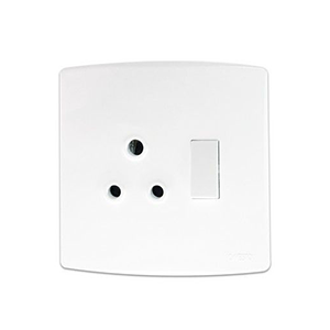 Onesto Trinity TSP4001 4x4 Single Switched Socket Horizontal White