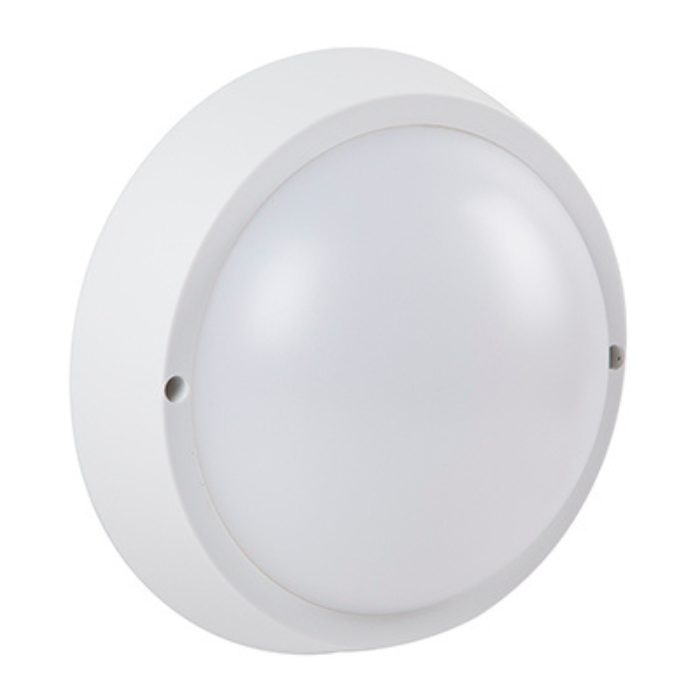 Radiant Round Bulkhead Integrated 10w | White & Black - IP65