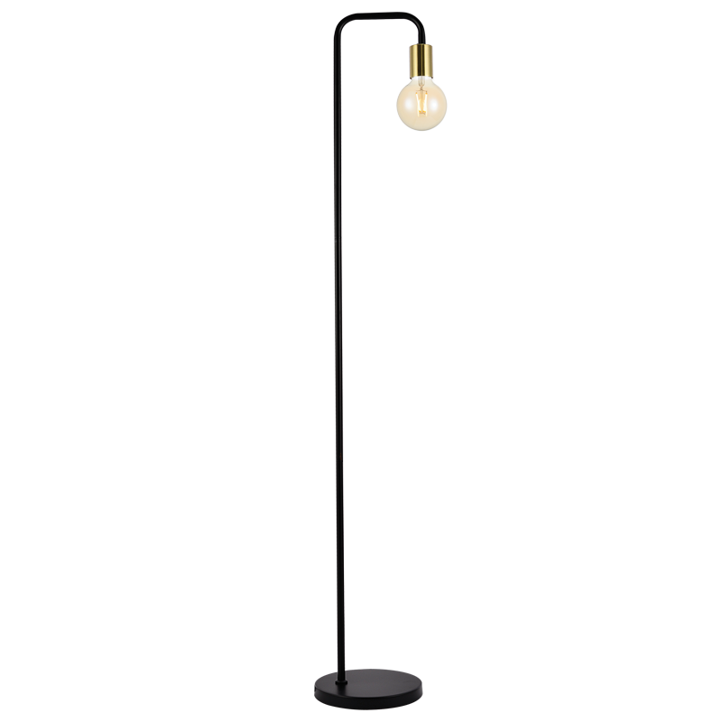 Brightstar Metal Floor Standing Lamp with On/Off Foot Switch