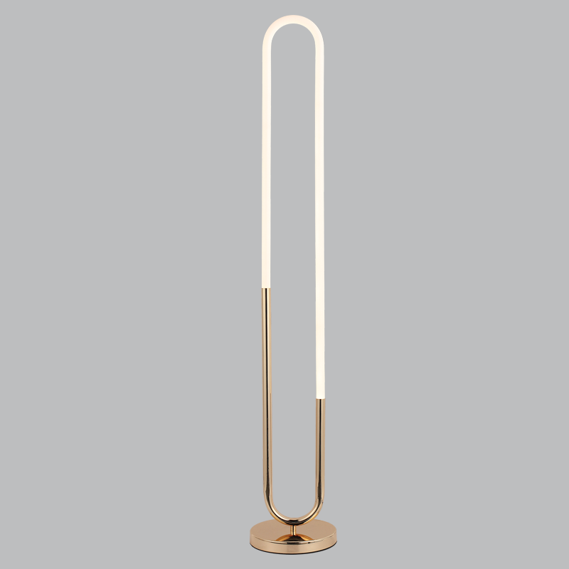 Brightstar SL411 GOLD LED Standing Lamp with On/Off Foot Switch