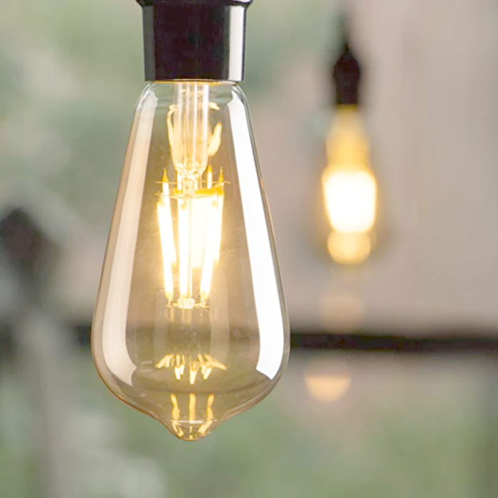 ST64 4W LED FILAMENT Pear Bulb - E27 | Buy Online | Wynberg Lights