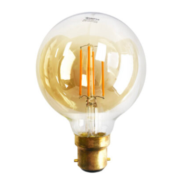 SYNERJI 6.5W CLEAR FILAMENT LAMPS SYLFG80V6.5C