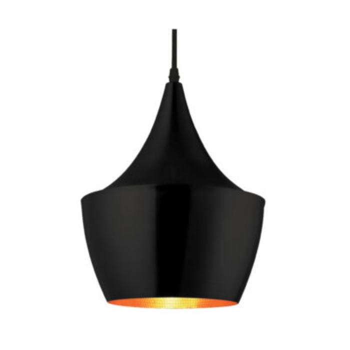 SYNERJI INDOOR METAL PENDANT MATT BLACK SYIPN19MBKES