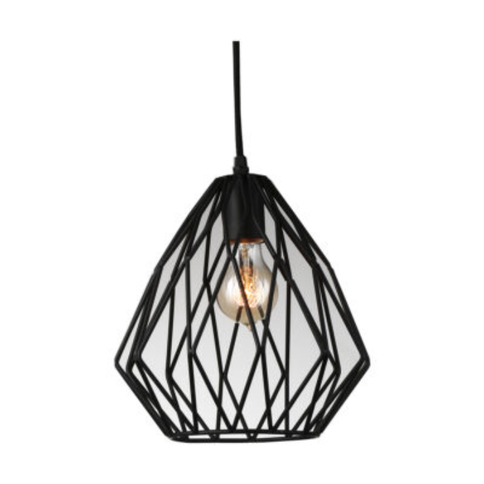 SYNERJI INDOOR METAL PENDANT MATT BLACK SYIPN01MBKES