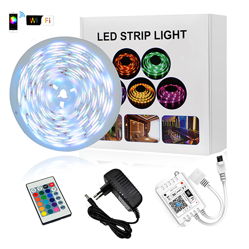 Smart Tech SWSTRIP5M WiFi LED Strip Light 5M - IP65, RGB Full Color