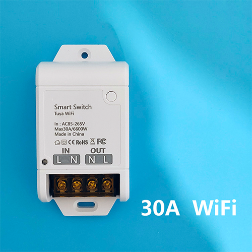 Smart Tech SWYM1A30 - Smart WiFi Relay Switch, 6600W/30A