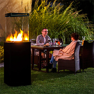 Spazio Firecube - FC.155 Firepit - Black