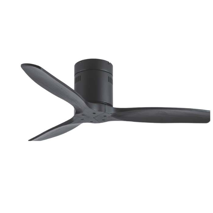 Synerji SYF3BBL Black Wood Ceiling Fan