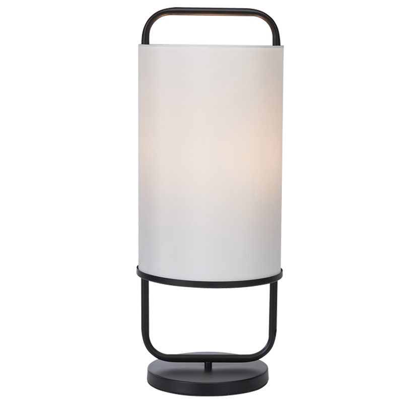 Bright Star TL681 Metal Table Lamp with White Shade