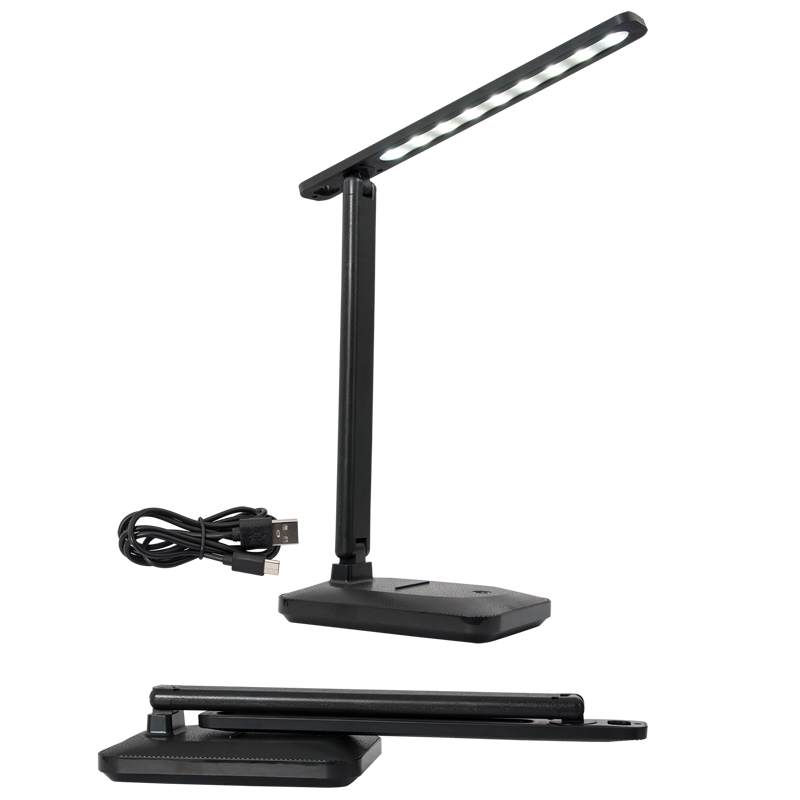 Brightstar TL701 BLACK - Rechargeable Folding Desk Lamp