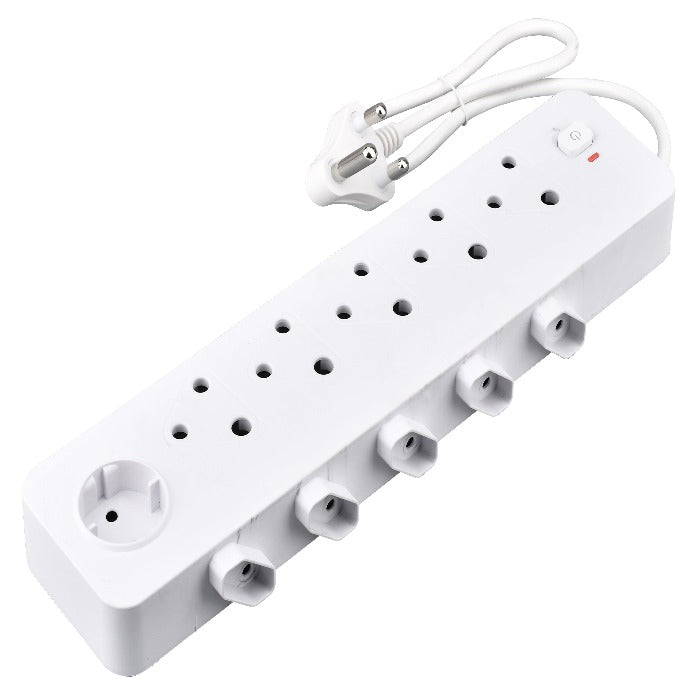 16A SWITCHED MULTIPLUG 11 WHITE