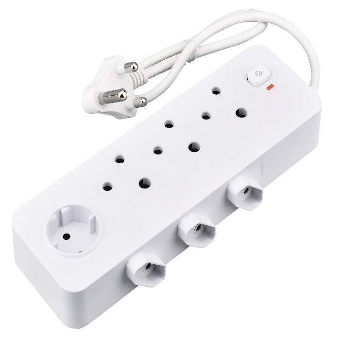 16A SWITCHED MULTIPLUG 07 WHITE